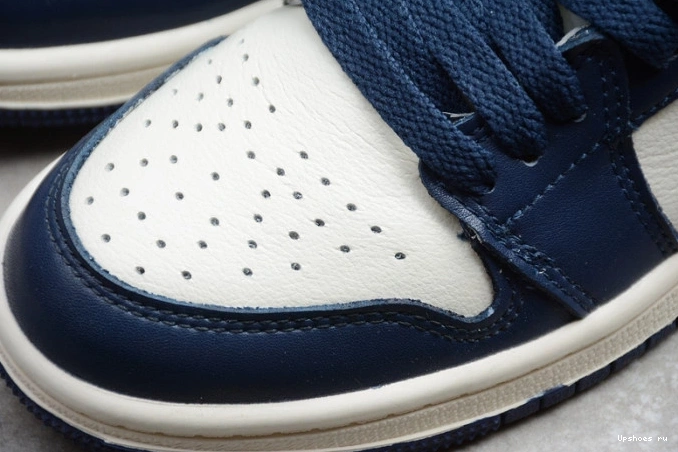 Air Jordan 1 Kids Blue (555088-140) University Obsidian 0706